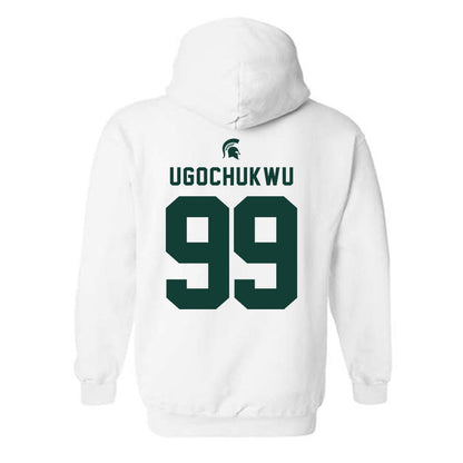 Michigan State - NCAA Men's Basketball : Divine-Collins Ugochukwu - Classic Shersey Hooded Sweatshirt-1