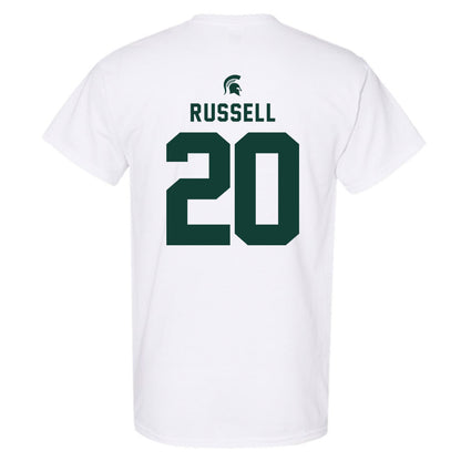 Michigan State - NCAA Men's Ice Hockey : Daniel Russell - Classic Shersey T-Shirt-1