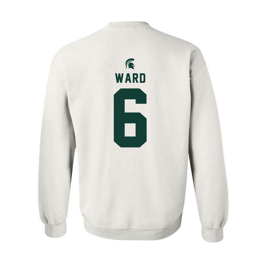 Michigan State - NCAA Men's Ice Hockey : Cole Ward - Classic Shersey Crewneck Sweatshirt-1