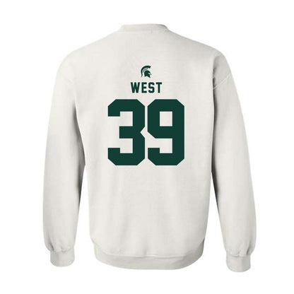 Michigan State - NCAA Football : Elisha West - Classic Shersey Crewneck Sweatshirt-1