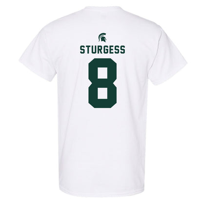 Michigan State - NCAA Baseball : Isaac Sturgess - Classic Shersey T-Shirt-1