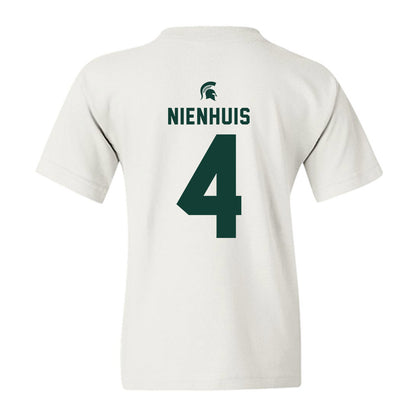 Michigan State - NCAA Men's Ice Hockey : Nash Nienhuis - Classic Shersey Youth T-Shirt-1