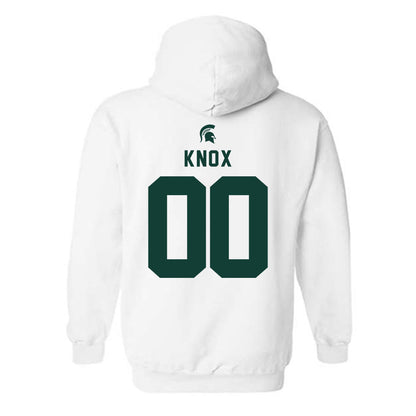 Michigan State - NCAA Men's Soccer : JEB Knox - Classic Shersey Hooded Sweatshirt-1