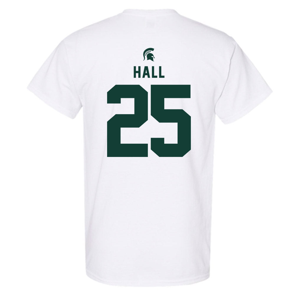 Michigan State - NCAA Men's Basketball : Malik Hall - Classic Shersey T-Shirt-1