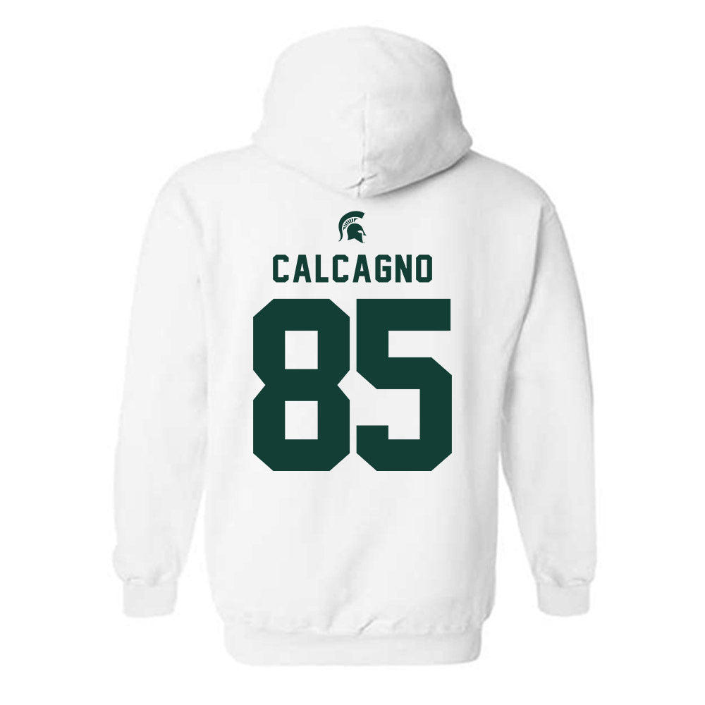 Michigan State - NCAA Football : Grant Calcagno - Classic Shersey Hooded Sweatshirt-1