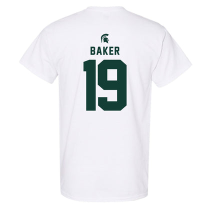 Michigan State - NCAA Men's Ice Hockey : Austin Baker - Classic Shersey T-Shirt-1