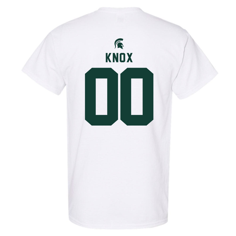 Michigan State - NCAA Men's Soccer : JEB Knox - Classic Shersey T-Shirt-1