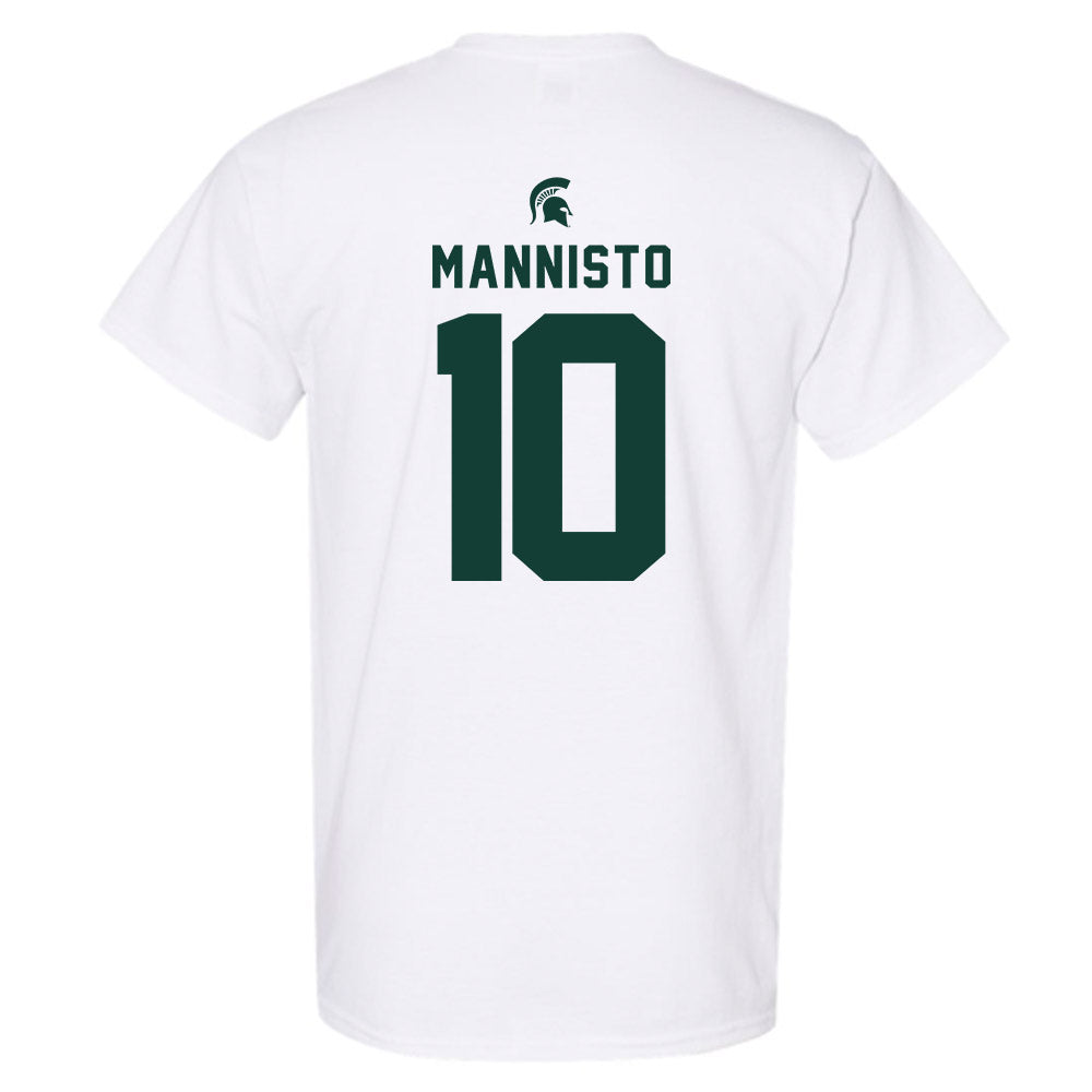 Michigan State - NCAA Men's Ice Hockey : Tommi Mannisto - Classic Shersey T-Shirt-1