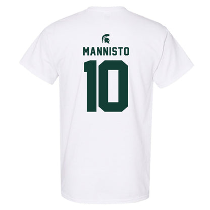 Michigan State - NCAA Men's Ice Hockey : Tommi Mannisto - Classic Shersey T-Shirt-1