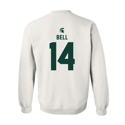 Michigan State - NCAA Football : Malcolm Bell - Classic Shersey Crewneck Sweatshirt-1