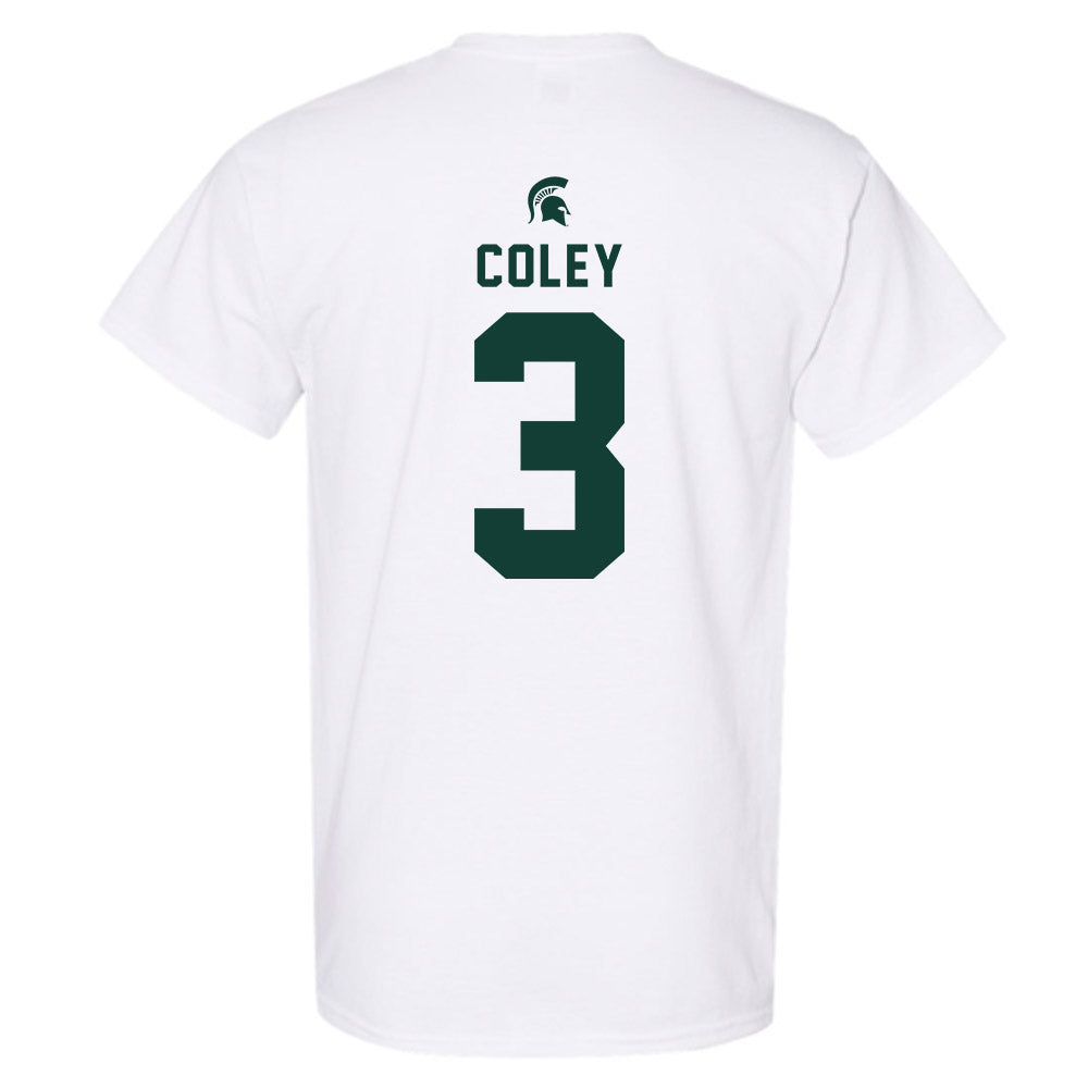 Michigan State - NCAA Football : Caleb Coley - Classic Shersey T-Shirt-1