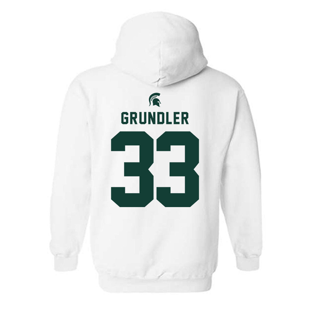 Michigan State - NCAA Women's Soccer : Lexi Grundler - Classic Shersey Hooded Sweatshirt-1