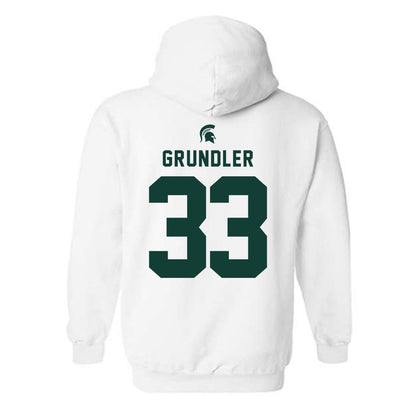 Michigan State - NCAA Women's Soccer : Lexi Grundler - Classic Shersey Hooded Sweatshirt-1