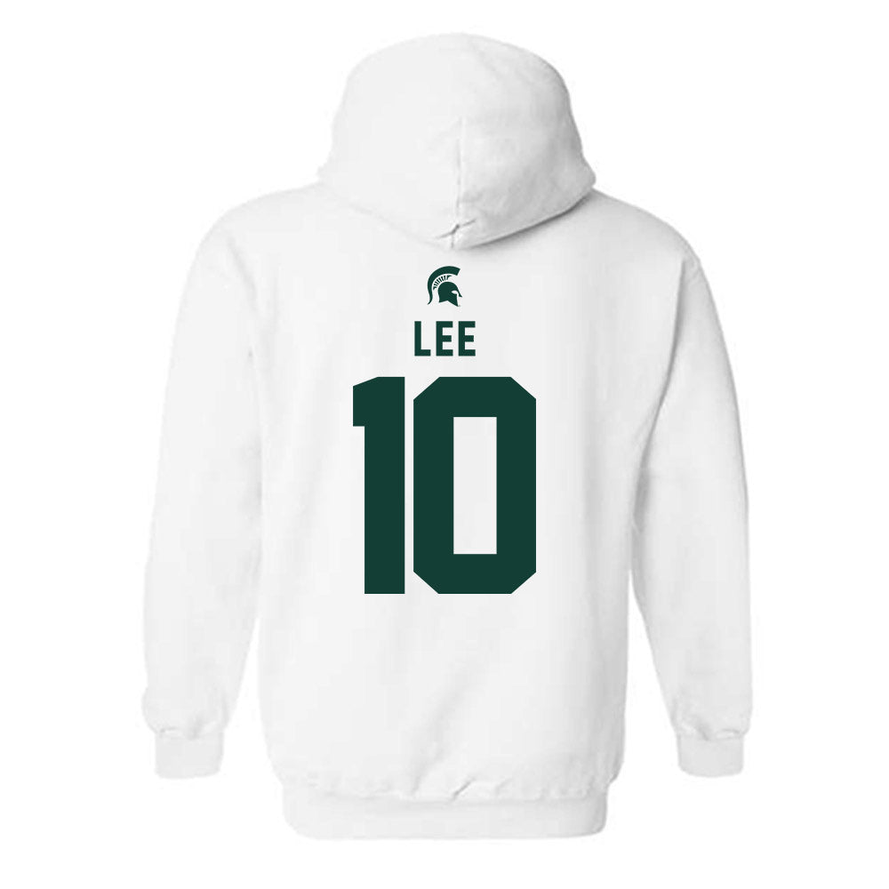 Michigan State - NCAA Softball : Macy Lee - Classic Shersey Hooded Sweatshirt-1