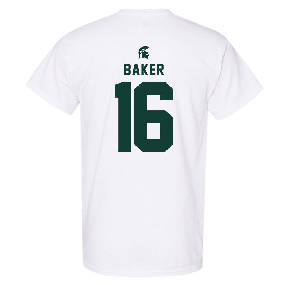 Michigan State - NCAA Men's Ice Hockey : Owen Baker - Classic Shersey T-Shirt-1