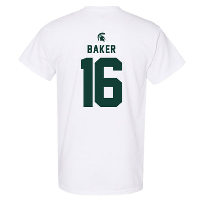 Michigan State - NCAA Men's Ice Hockey : Owen Baker - Classic Shersey T-Shirt-1