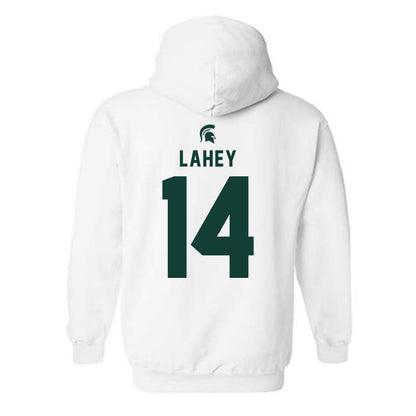Michigan State - NCAA Men's Ice Hockey : Matt Lahey - Classic Shersey Hooded Sweatshirt-1