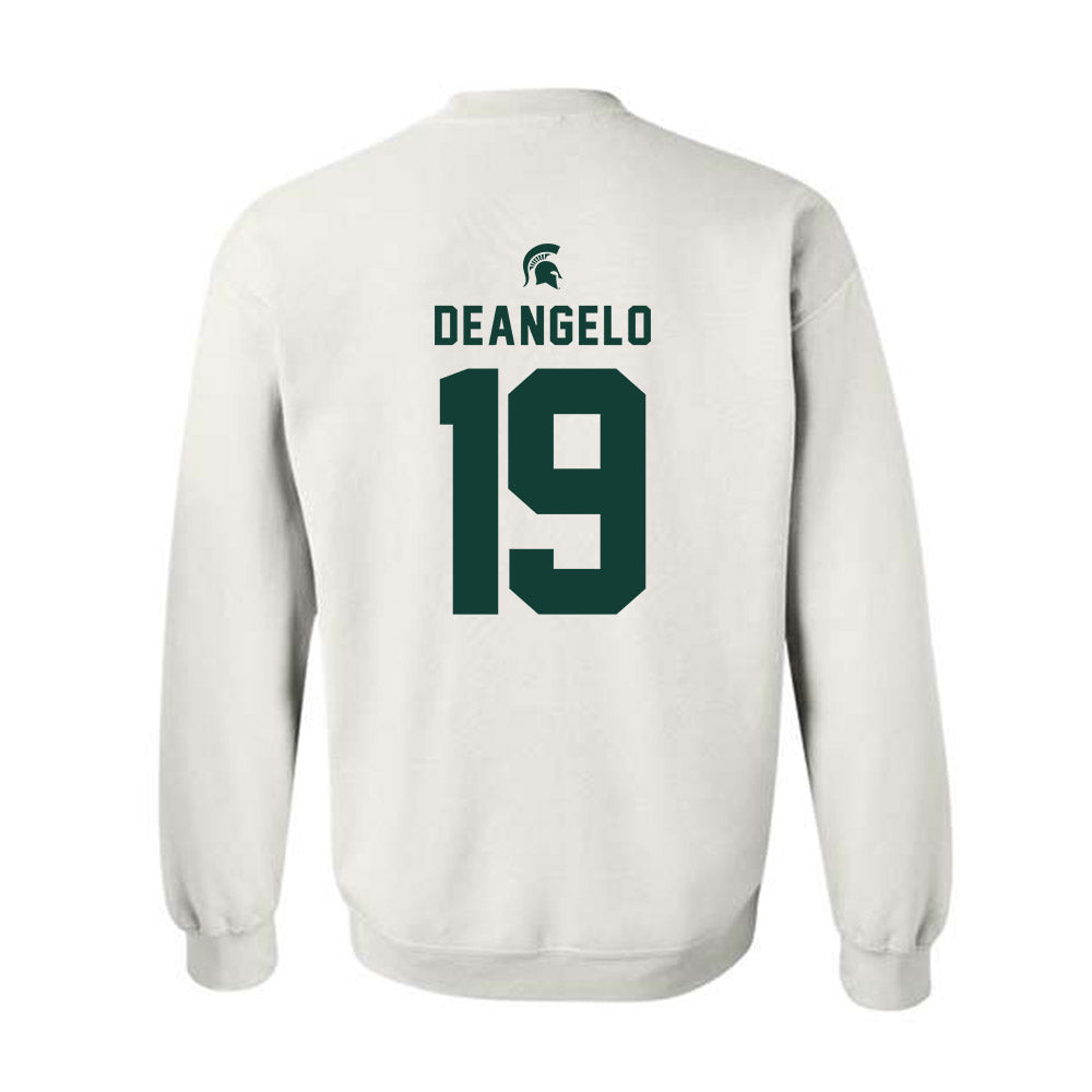 Michigan State - NCAA Men's Ice Hockey : Mikey DeAngelo - Classic Shersey Crewneck Sweatshirt-1