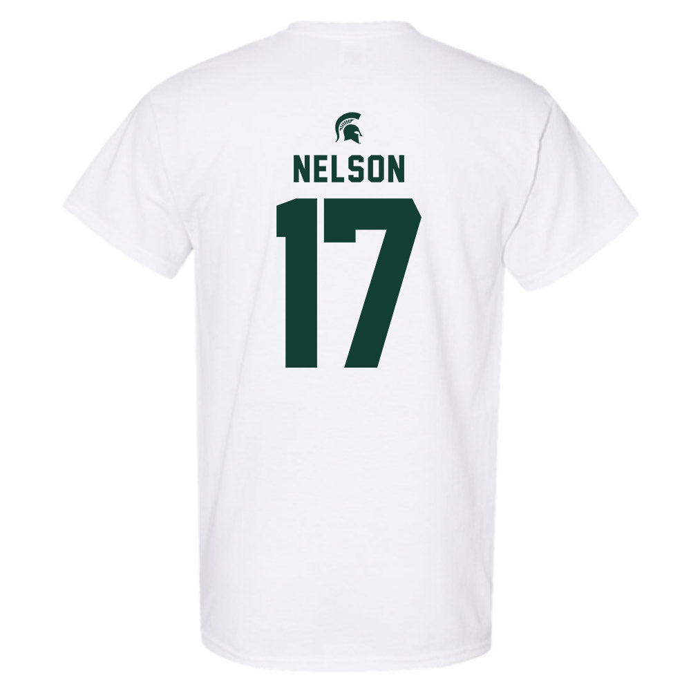 Michigan State - NCAA Men's Ice Hockey : Kaden Nelson - Classic Shersey T-Shirt-1