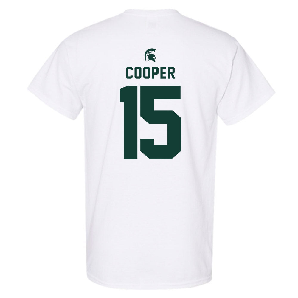 Michigan State - NCAA Men's Basketball : Carson Cooper - Classic Shersey T-Shirt-1