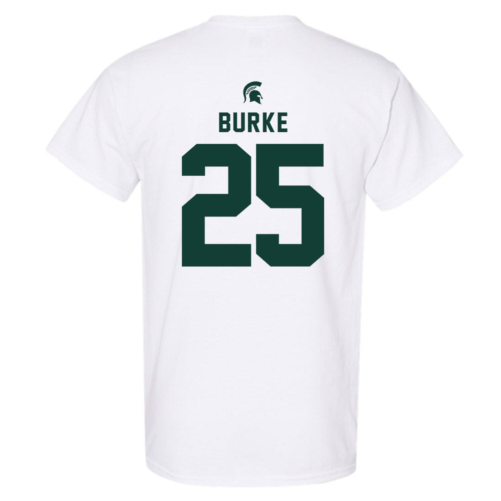 Michigan State - NCAA Men's Ice Hockey : Cole Burke - Classic Shersey T-Shirt-1