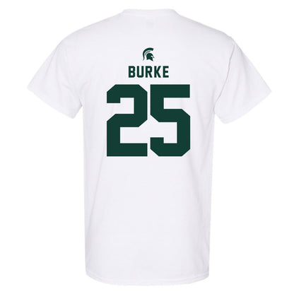 Michigan State - NCAA Men's Ice Hockey : Cole Burke - Classic Shersey T-Shirt-1