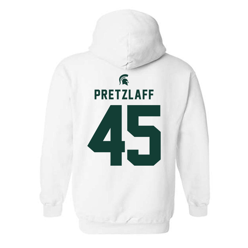 Michigan State - NCAA Football : Brady Pretzlaff - Classic Shersey Hooded Sweatshirt-1