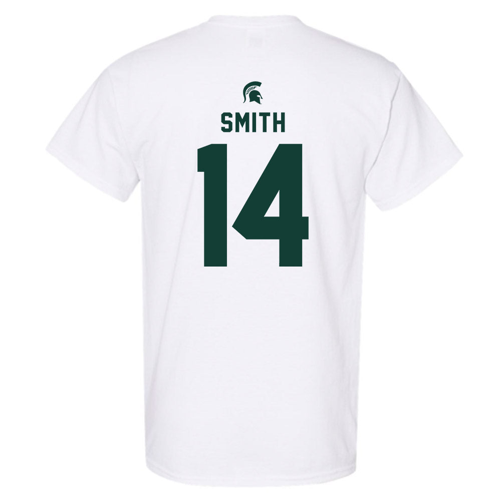 Michigan State - NCAA Men's Basketball : Davis Smith - Classic Shersey T-Shirt-1