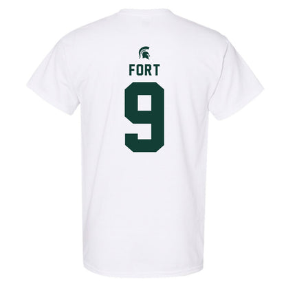 Michigan State - NCAA Men's Basketball : Trey Fort - Classic Shersey T-Shirt-1
