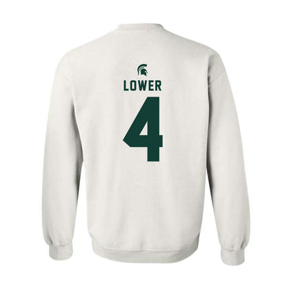 Michigan State - NCAA Softball : Natalie Lower - Classic Shersey Crewneck Sweatshirt-1
