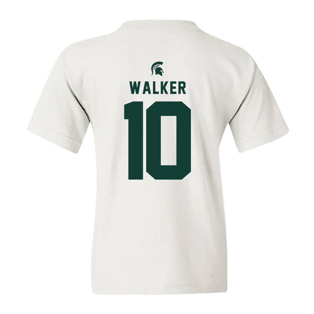 Michigan State - NCAA Women's Basketball : Lauren Walker - Classic Shersey Youth T-Shirt-1