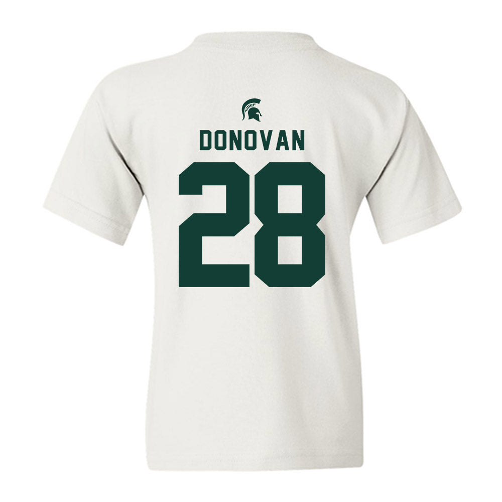 Michigan State - NCAA Baseball : Aidan Donovan - Classic Shersey Youth T-Shirt-1