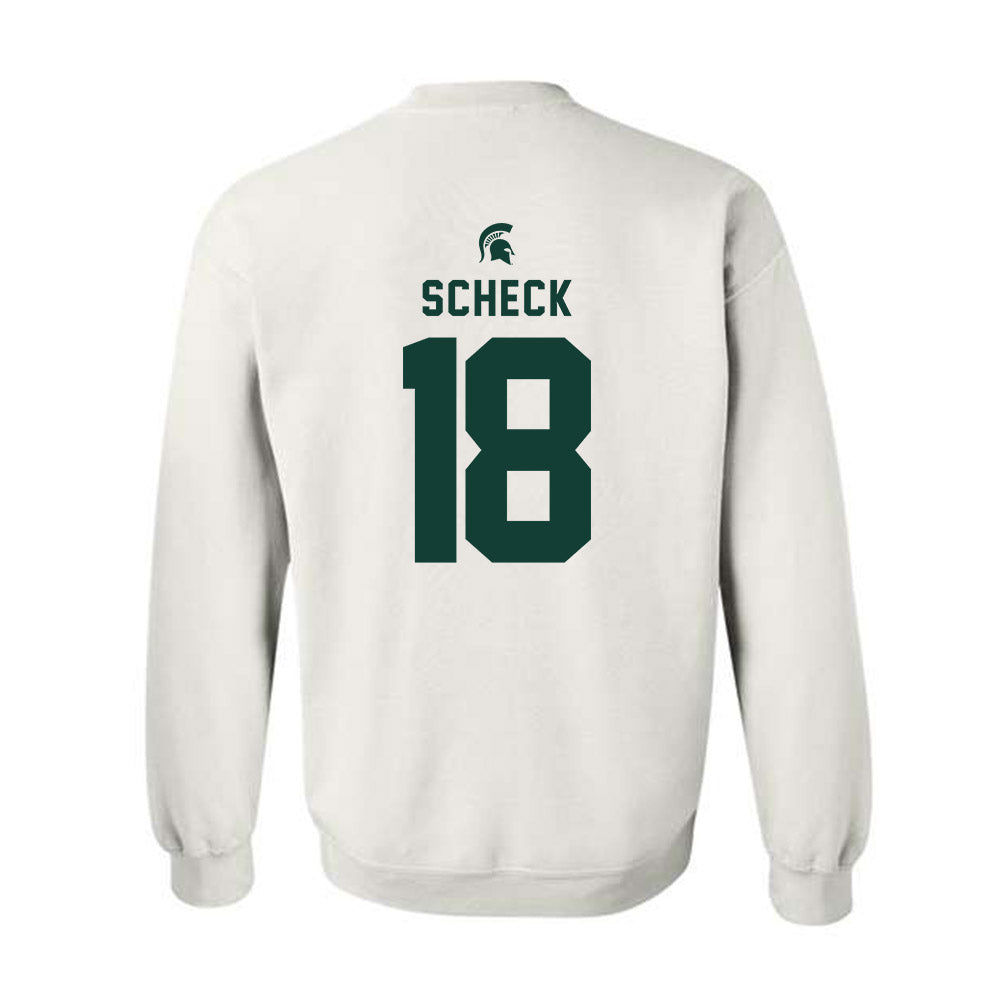 Michigan State - NCAA Women's Volleyball : Breccan Scheck - Classic Shersey Crewneck Sweatshirt-1