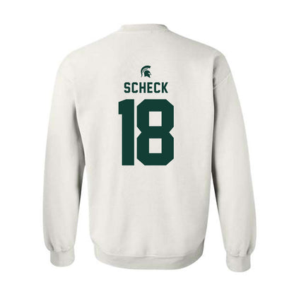 Michigan State - NCAA Women's Volleyball : Breccan Scheck - Classic Shersey Crewneck Sweatshirt-1