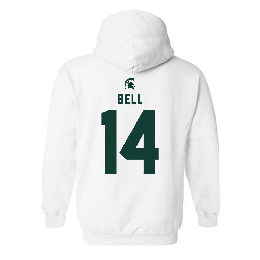 Michigan State - NCAA Football : Malcolm Bell - Classic Shersey Hooded Sweatshirt-1