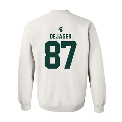 Michigan State - NCAA Football : Luke DeJager - Classic Shersey Crewneck Sweatshirt-1