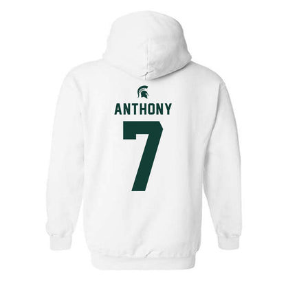 Michigan State - NCAA Softball : Mik Anthony - Classic Shersey Hooded Sweatshirt-1