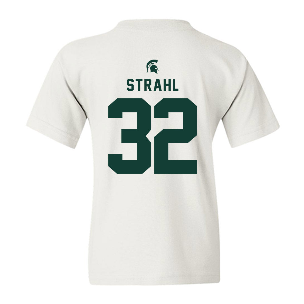 Michigan State - NCAA Men's Ice Hockey : Melvin Strahl - Classic Shersey Youth T-Shirt-1