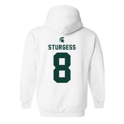 Michigan State - NCAA Baseball : Isaac Sturgess - Classic Shersey Hooded Sweatshirt-1