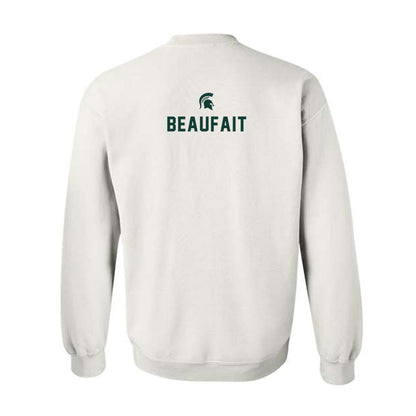 Michigan State - NCAA Women's Gymnastics : Elle Beaufait - Classic Shersey Crewneck Sweatshirt-1