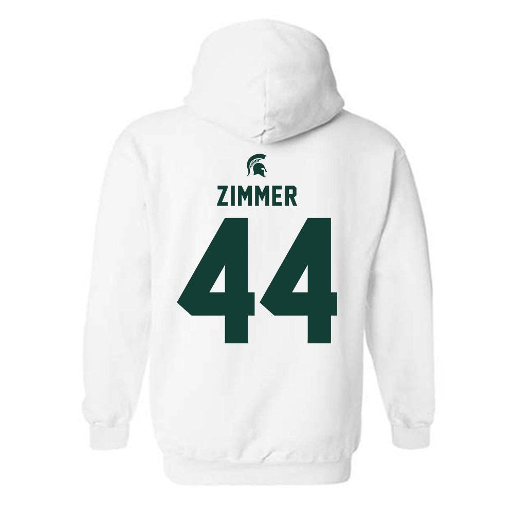 Michigan State - NCAA Baseball : Ryan Zimmer - Classic Shersey Hooded Sweatshirt-1