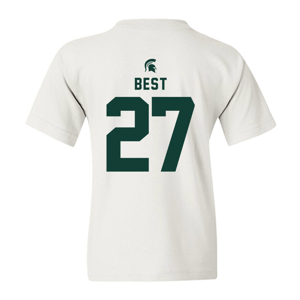 Michigan State - NCAA Men's Ice Hockey : Gavin Best - Classic Shersey Youth T-Shirt-1