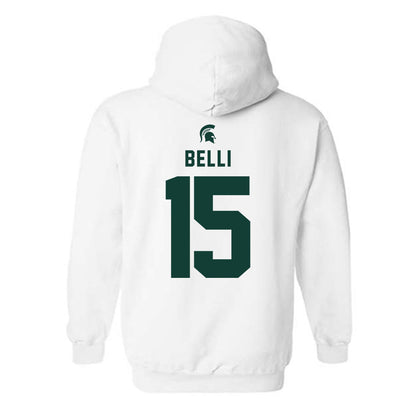 Michigan State - NCAA Women's Soccer : Julia Belli - Classic Shersey Hooded Sweatshirt-1