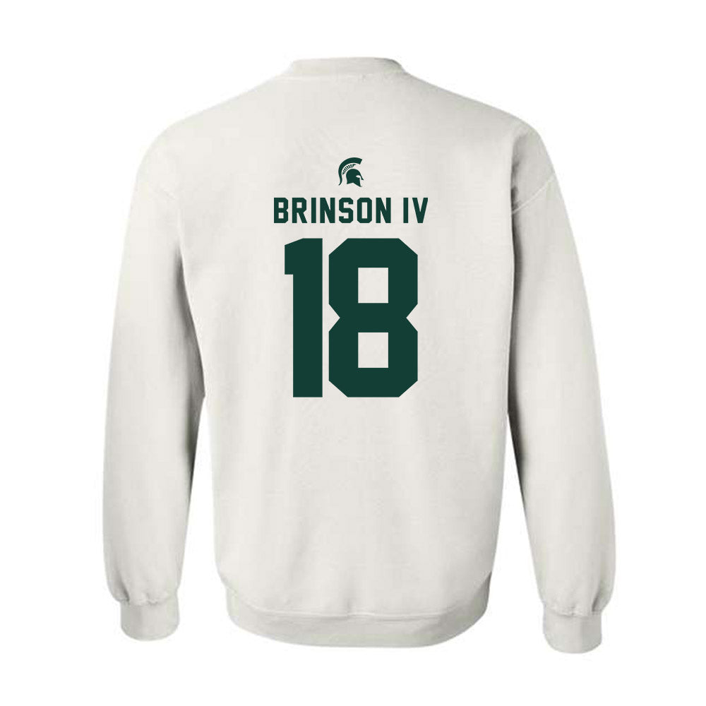 Michigan State - NCAA Football : Andrew Brinson IV - Classic Shersey Crewneck Sweatshirt-1