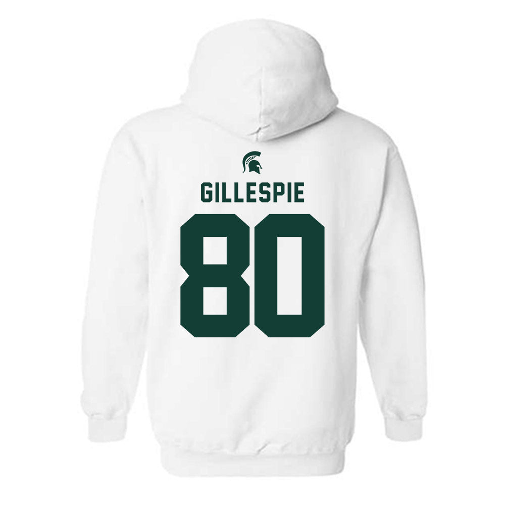 Michigan State - NCAA Football : Zach Gillespie - Classic Shersey Hooded Sweatshirt-1