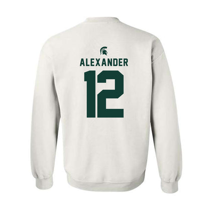 Michigan State - NCAA Women's Basketball : Isa Alexander - Classic Shersey Crewneck Sweatshirt-1