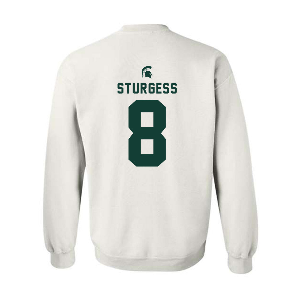 Michigan State - NCAA Baseball : Isaac Sturgess - Classic Shersey Crewneck Sweatshirt-1