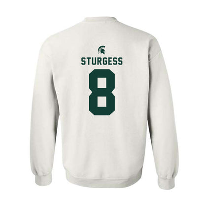 Michigan State - NCAA Baseball : Isaac Sturgess - Classic Shersey Crewneck Sweatshirt-1