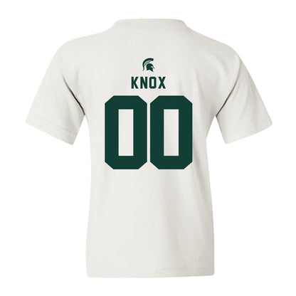 Michigan State - NCAA Men's Soccer : JEB Knox - Classic Shersey Youth T-Shirt-1