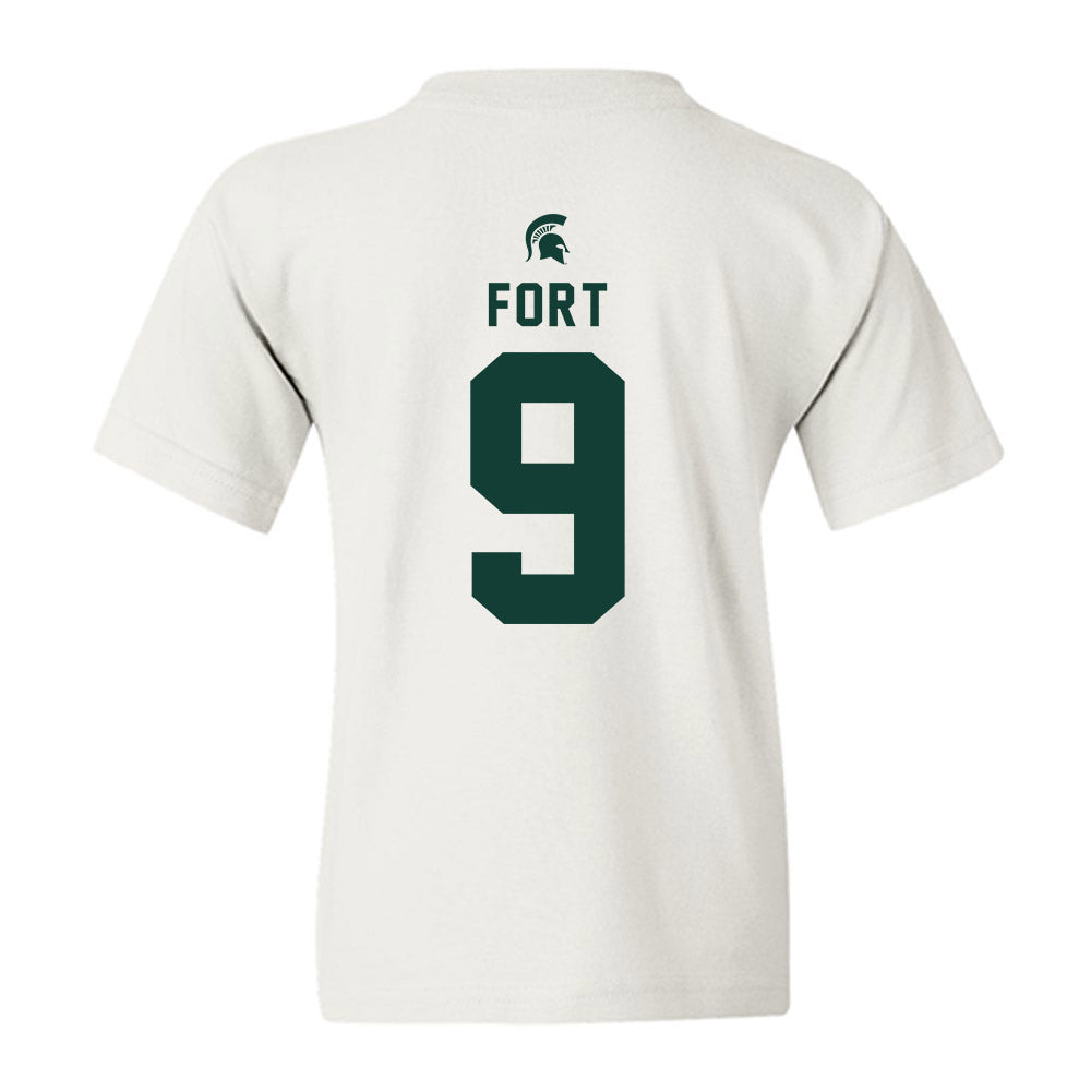 Michigan State - NCAA Men's Basketball : Trey Fort - Classic Shersey Youth T-Shirt-1